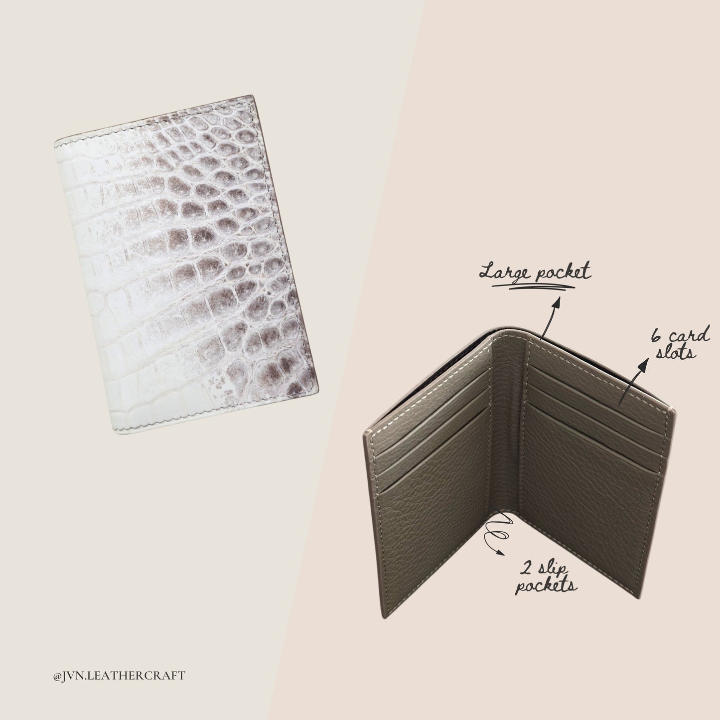 JVN001+ Bifold Card Wallet Plus (Made-to-order)