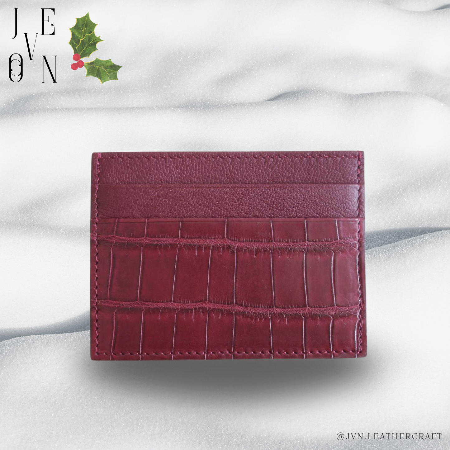 JVN00S24 Slim Card Holder Xmas Edition