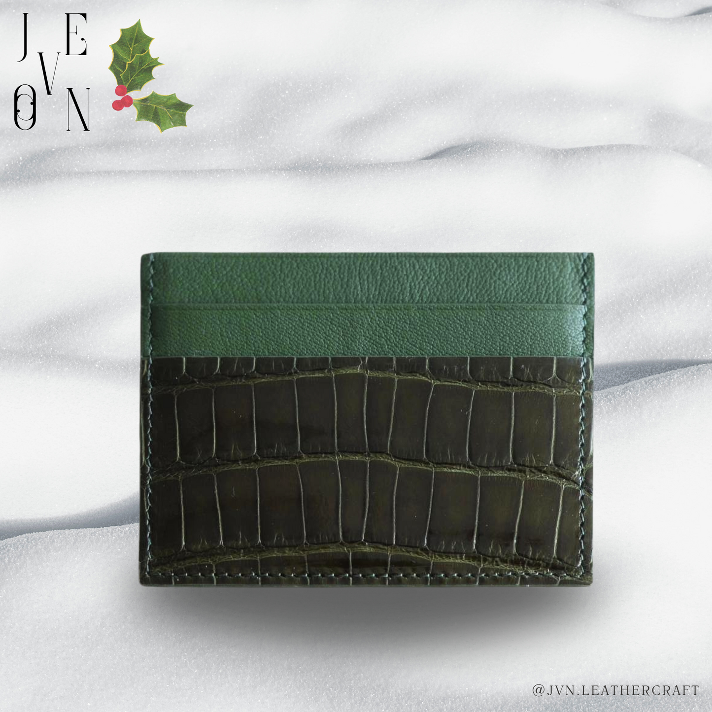 JVN00S24 Slim Card Holder Xmas Edition